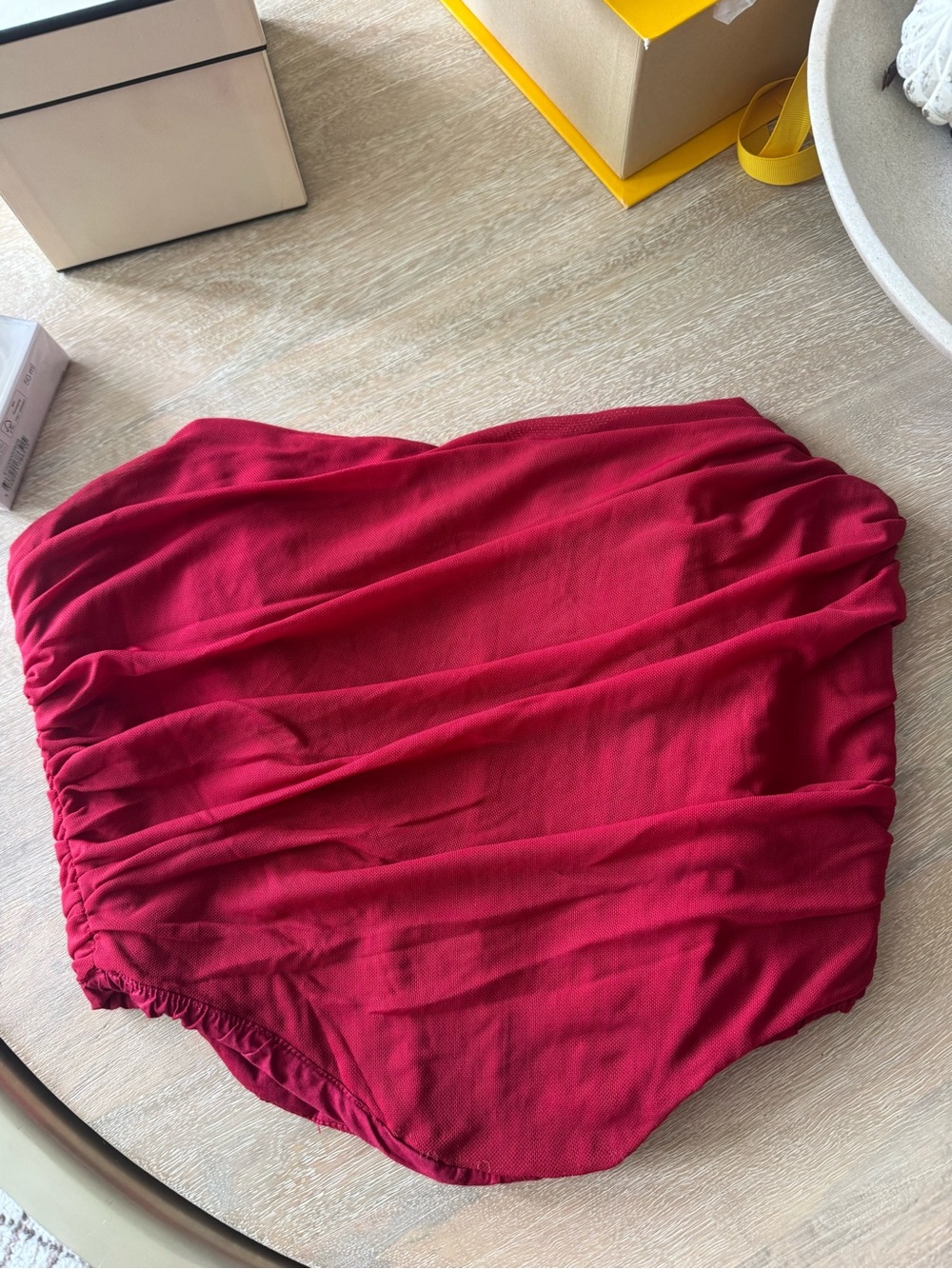 Strapless Ruched Top - Picture 4 of 6